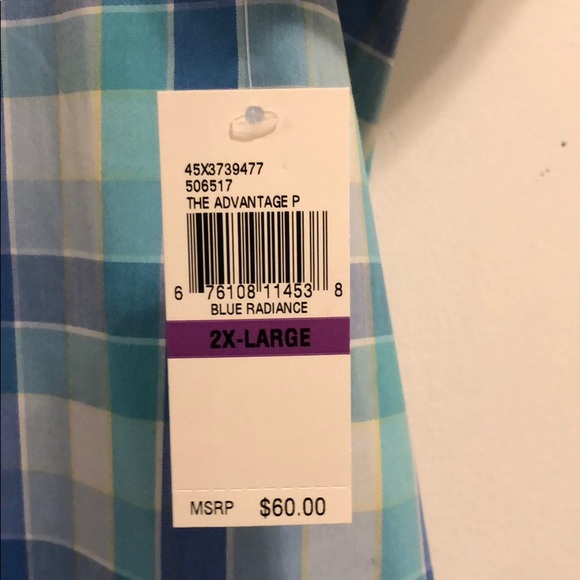 Izod Short Sleeve Burton Down - Picture 3 of 4